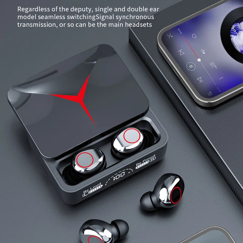 Wireless Gaming Headphones – Bluetooth 5.3 Sport Earbuds with Built-in Mic, Premium Sound & Ultimate Comfort for Gamers and Sports Enthusiasts