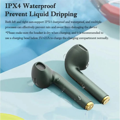 Bluetooth Earbuds with Active Noise-Cancellation, Waterproof, and Premium Sound – Wireless Freedom, 5.3 Bluetooth, Built-in Mic, Long Battery Life & Perfect for Sports & Study!