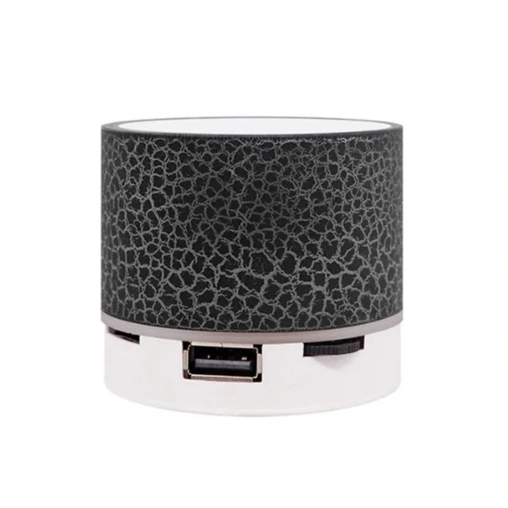 Mini Bluetooth Speaker – Portable Crack Design with LED Light, Plug-In Subwoofer Sound, Wireless Audio, Ideal Gift for Music Lovers