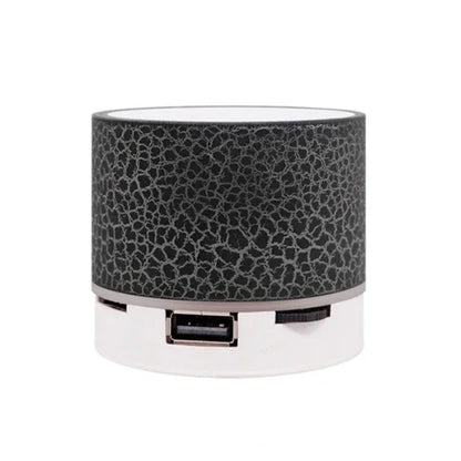 Mini Bluetooth Speaker – Portable Crack Design with LED Light, Plug-In Subwoofer Sound, Wireless Audio, Ideal Gift for Music Lovers