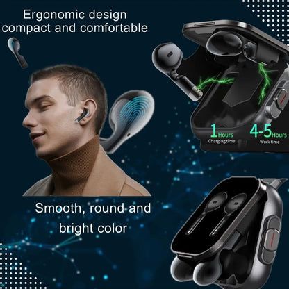 2 in 1 Smartwatch with Earbuds – Your All-Day Health & Productivity Companion with Heart Rate, Sleep & Activity Tracking