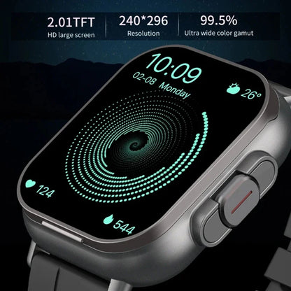 2-in-1 TWS Smart Sports Watch with Wireless Bluetooth Earbuds, Call Function & Health Monitoring