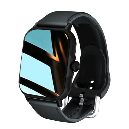 All-in-One Fitness Tracker with Call & Music Control, Heart Rate/Blood Oxygen Monitor, Custom Watch Faces, Wireless Charger – Stylish, Powerful & Perfect for Gifting!
