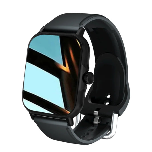 All-in-One Fitness Tracker with Call & Music Control, Heart Rate/Blood Oxygen Monitor, Custom Watch Faces, Wireless Charger – Stylish, Powerful & Perfect for Gifting!