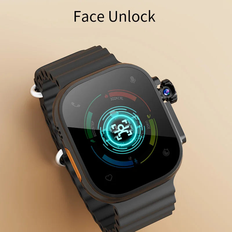 SIM card Smartwatch with 2.29" AMOLED Display, Heart Monitoring & 8MP Camera