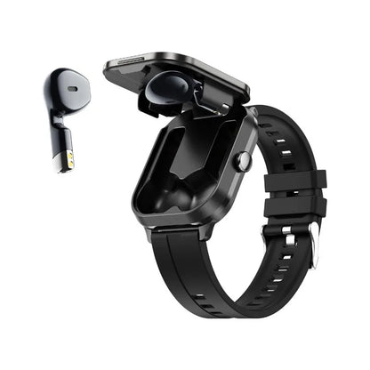2 in 1 Smartwatch with Earbuds – Your All-Day Health & Productivity Companion with Heart Rate, Sleep & Activity Tracking