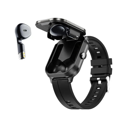 2 in 1 Smartwatch with Earbuds – Your All-Day Health & Productivity Companion with Heart Rate, Sleep & Activity Tracking