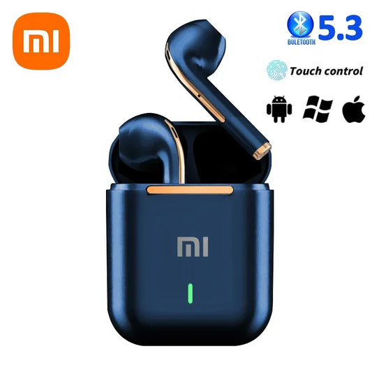 Bluetooth Earbuds with Active Noise-Cancellation, Waterproof, and Premium Sound – Wireless Freedom, 5.3 Bluetooth, Built-in Mic, Long Battery Life & Perfect for Sports & Study!