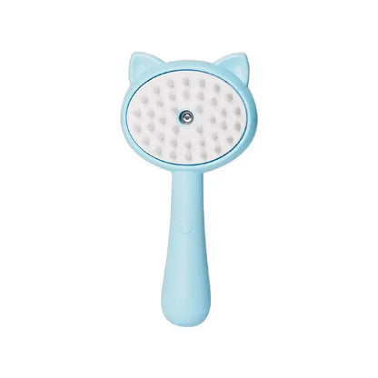Pet Steam Brush – 3-in-1 Must-Have Grooming Tool for Cats & Dogs | Steamy Spray, Massage & Hair Removal Comb – Essential Beauty Accessory for Clean, Happy Pets