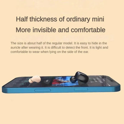 Mini Bluetooth 5.3 Invisible Earbuds – Ultra-Small Wireless Headset for Sleep, Work, and Sports | HD HiFi Sound, Deep Bass, All-Day Comfor