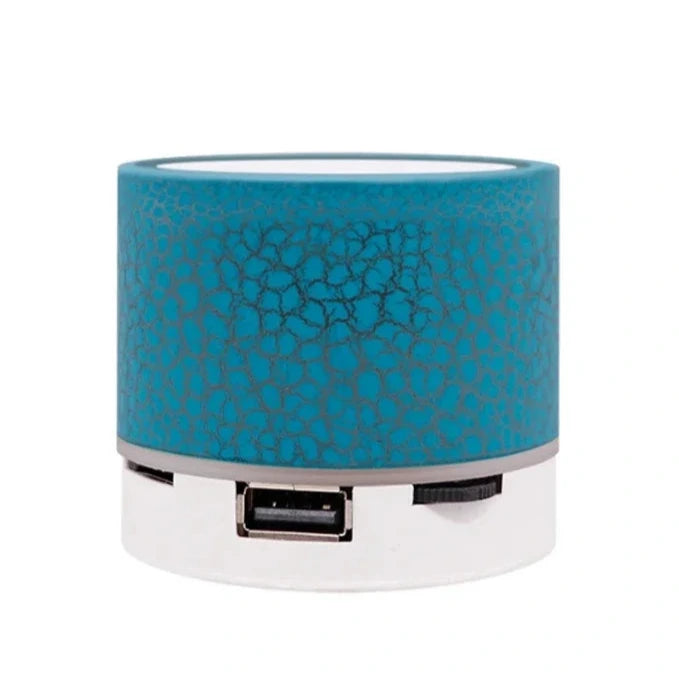 Mini Bluetooth Speaker – Portable Crack Design with LED Light, Plug-In Subwoofer Sound, Wireless Audio, Ideal Gift for Music Lovers