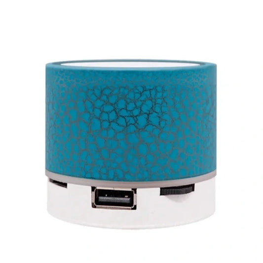 Mini Bluetooth Speaker – Portable Crack Design with LED Light, Plug-In Subwoofer Sound, Wireless Audio, Ideal Gift for Music Lovers
