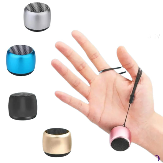 Extra Mini Bluetooth Speaker – Portable Wireless Stereo Audio Player with USB & Subwoofer Sound, Built-In Microphone for Outdoor Music & Calls