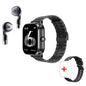 All-in-One Smartwatch with TWS Earbuds – Stay Connected, Stay Healthy, Anywhere
